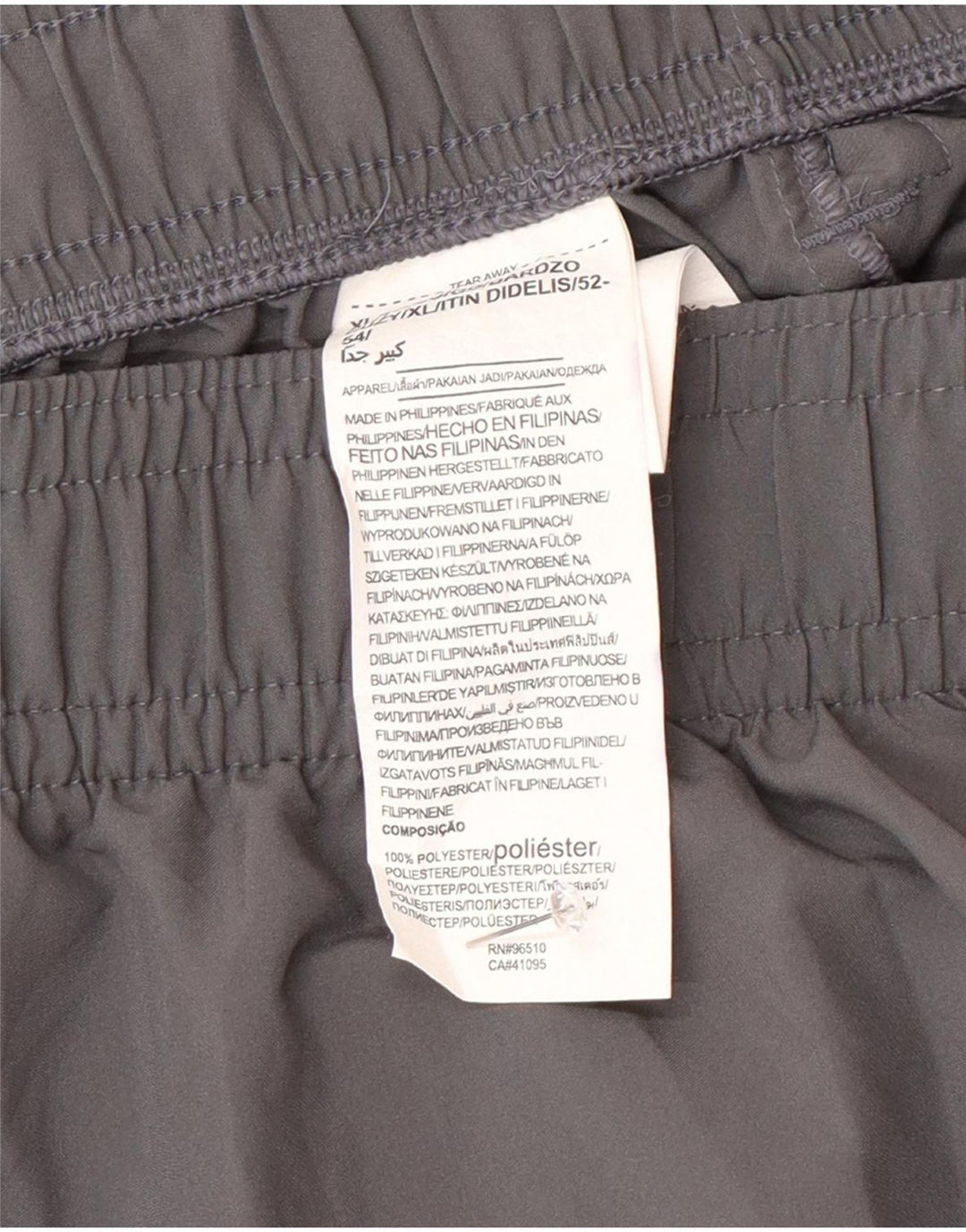 Pantaloncini sportivi regolari con grafica da uomo Under Armour XL poliestere grigio