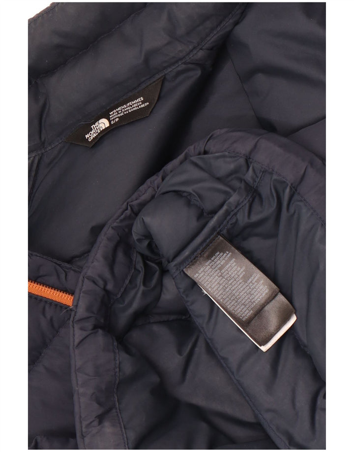 The North Face Dame Polstret Jakke UK 10 Small Navy Blue Nylon