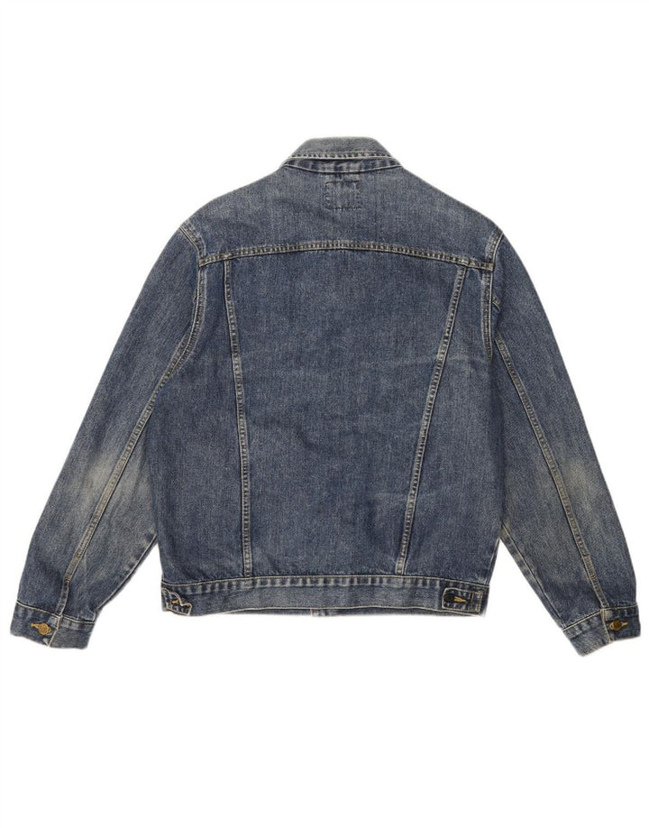 LEE Veste en jean pour homme UK 40 Large Bleu Coton