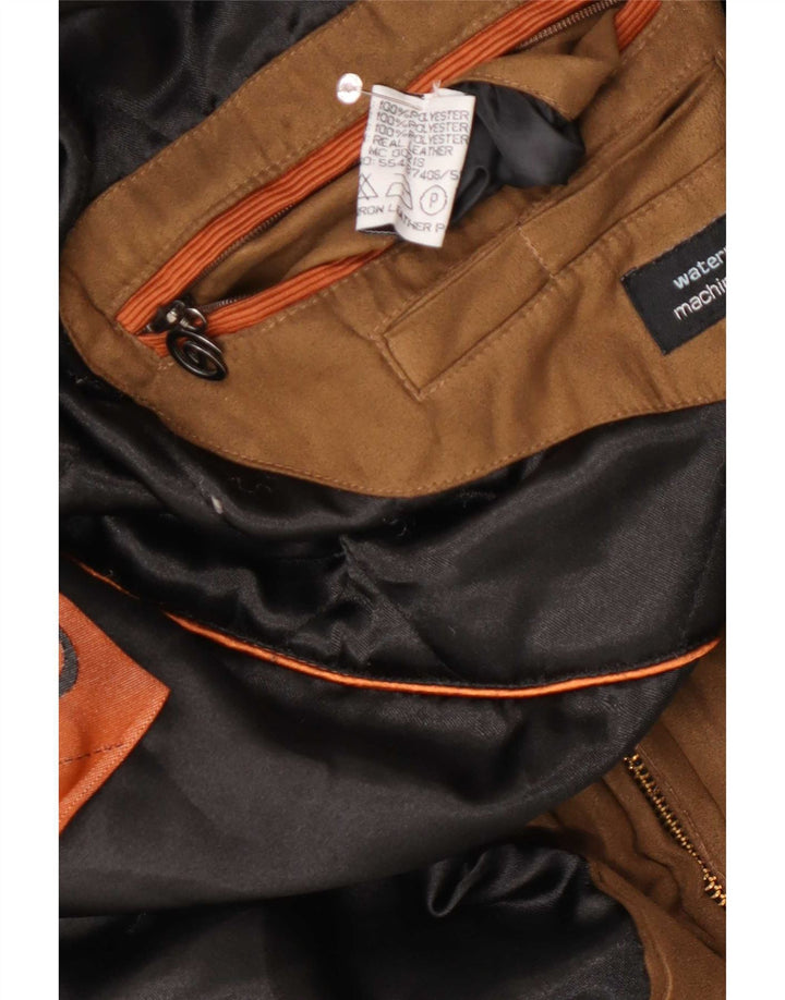 Douglas Chaqueta de ante para hombre UK 46 3XL Cuero beige