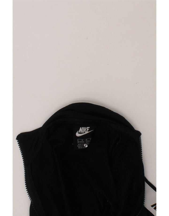 NIKE Boys Graphic Tracksuit Top Jacket 5-6 Years Medium Black Polyester Vintage Nike and Second-Hand Nike from Messina Hembry 