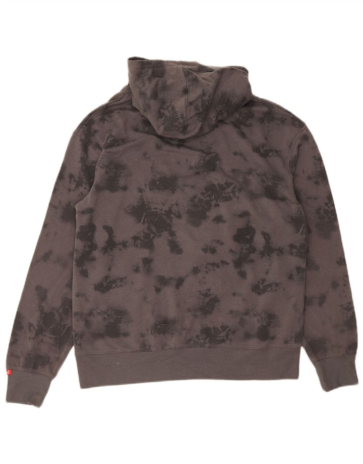 LEVI'S Boys Hoodie Jumper 13-14 Years Grey Tie Dye Polyester