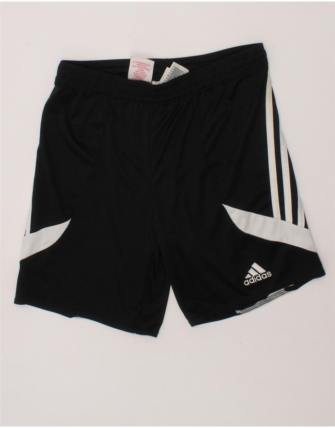 ADIDAS Boys Sport Shorts 9-10 Years Medium  Black Colourblock Polyester Vintage Adidas and Second-Hand Adidas from Messina Hembry 