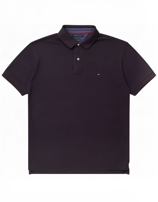 Camisa polo masculina Tommy Hilfiger 2XL algodão azul marinho