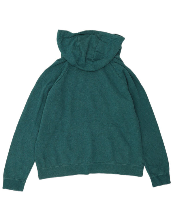 Pulover supradimensionat pentru femei Nike din bumbac verde mare UK 16