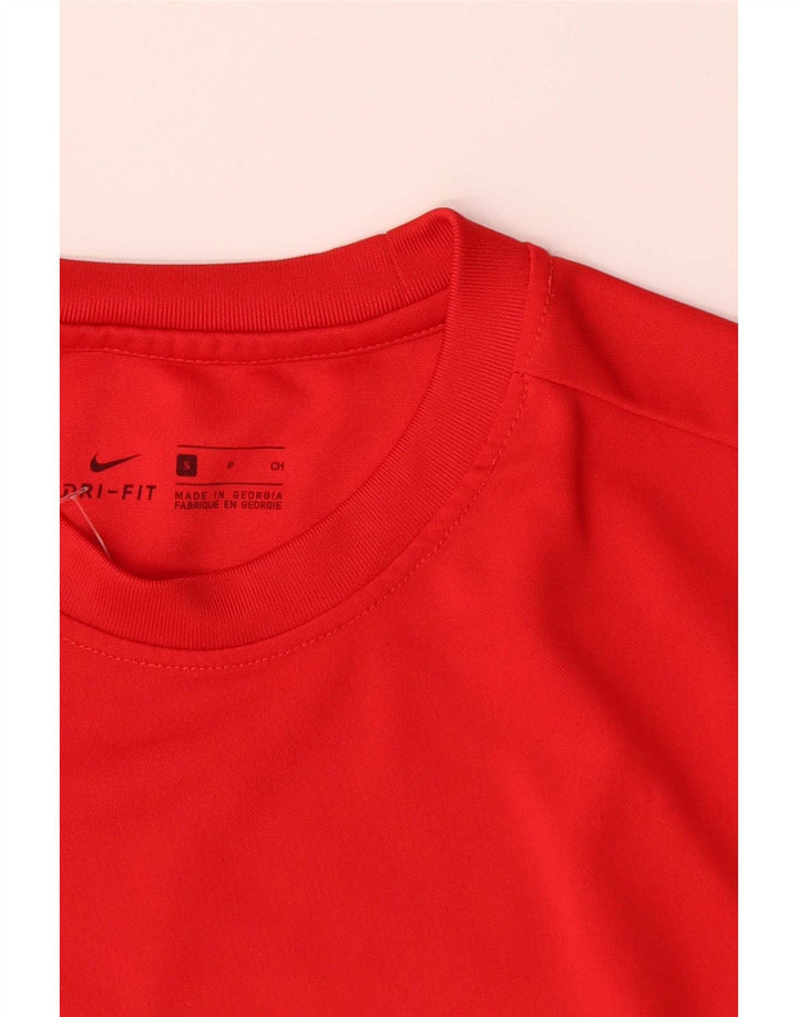 Nike Mens Dri Fit Graphic T-Shirt Top Small Red Polyester