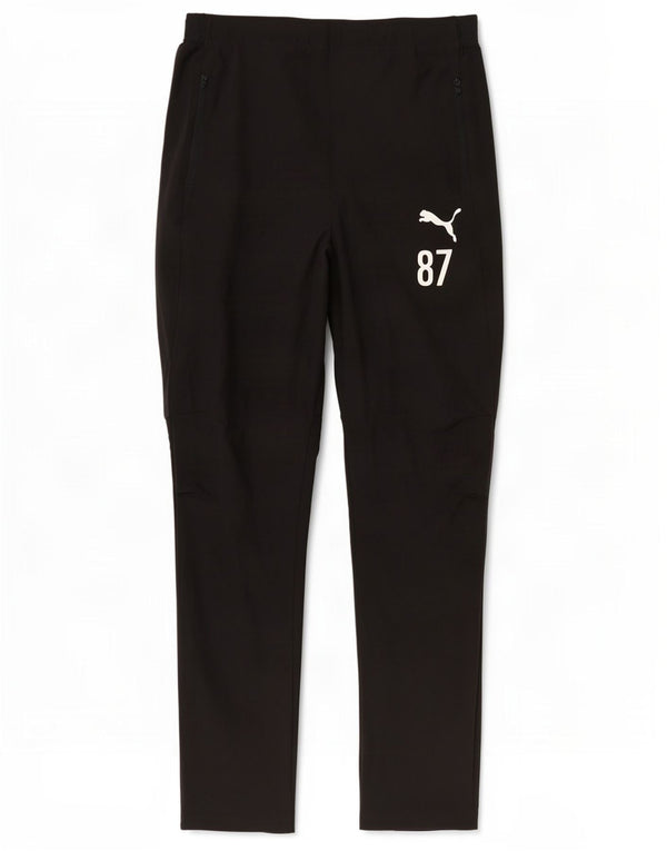 Puma Pantalon de survêtement graphique pour femme UK 14 Large Noir