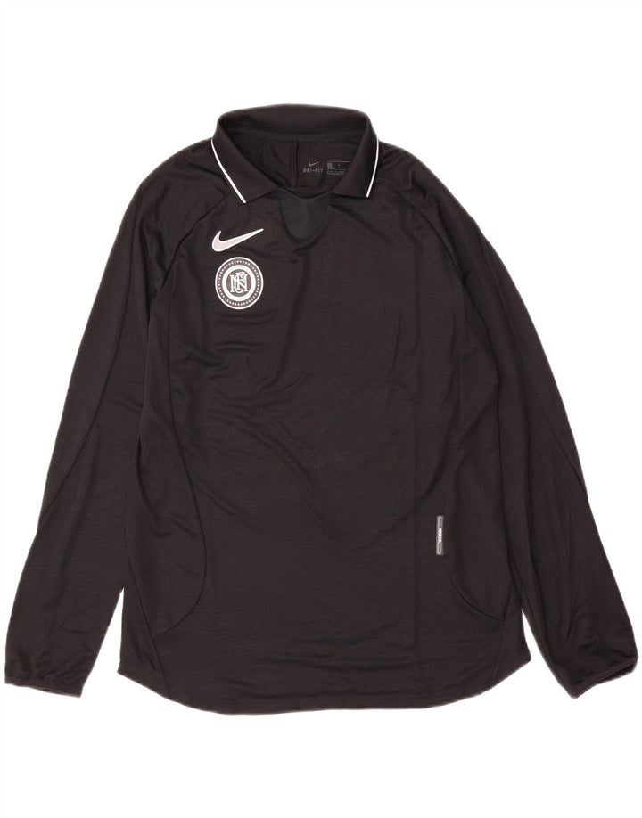 Nike Haut Dri Fit à manches longues pour homme Taille S Noir Polyester