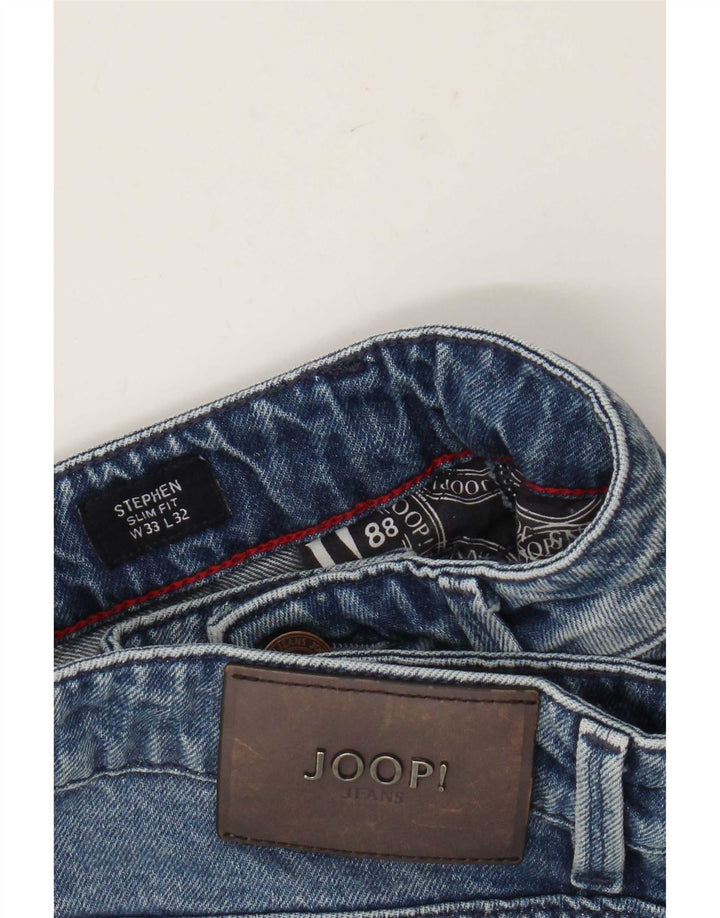 Joop Mens Stephen Slim Jeans W33 L32 kék