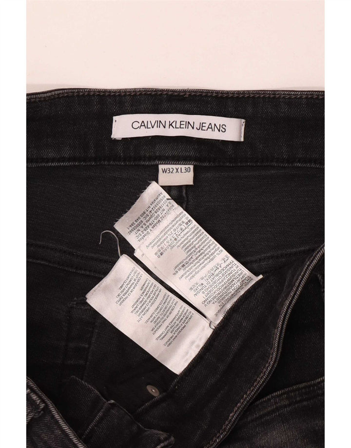 Calvin Klein Mens Slim Jeans W32 L30 Grey Cotton
