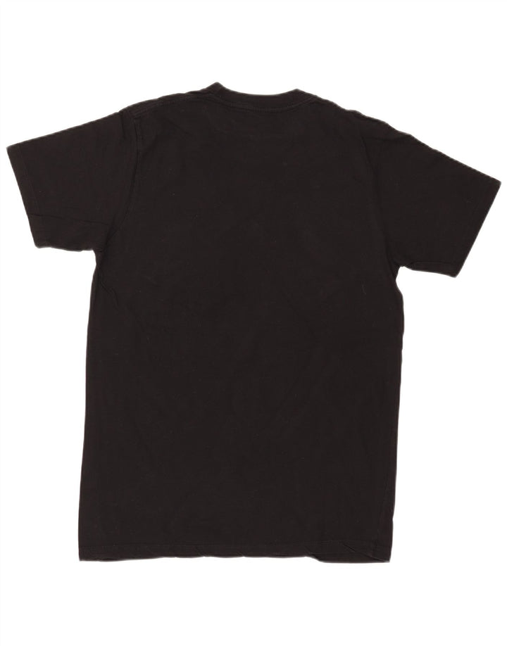 Hard Rock Cafe Mens Malta Graphic T-Shirt Top Medium Black Cotton