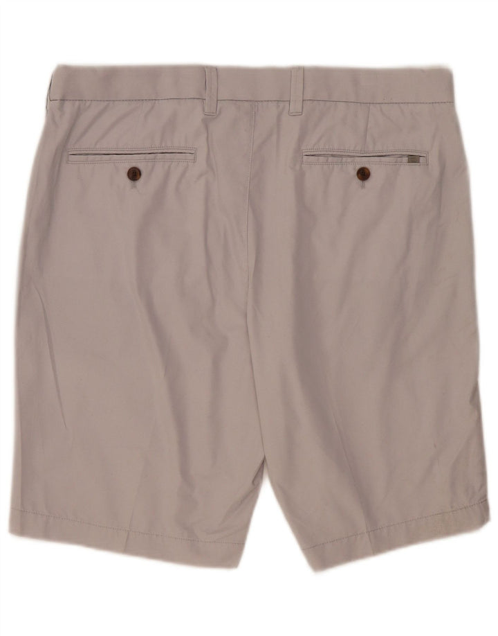 MARKS & SPENCER Mens Chino Shorts W36 Large Grey Cotton