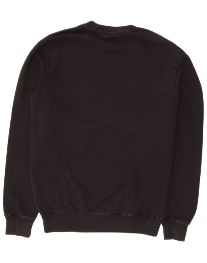 CHAMPION Mens Graphic Sweatshirt Jumper Small Black Cotton