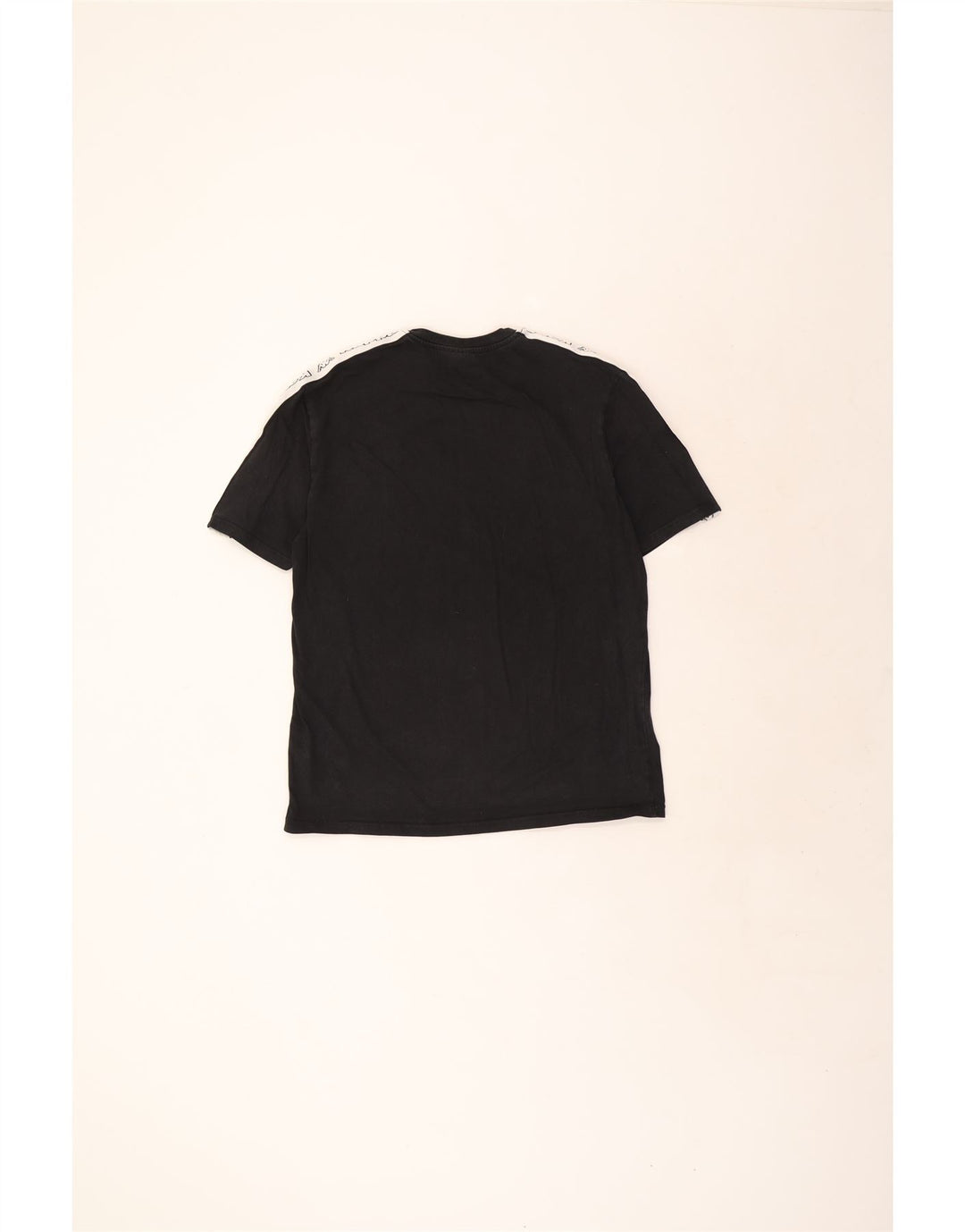 Kappa Mens Graphic T-Shirt Top Large Black Cotton