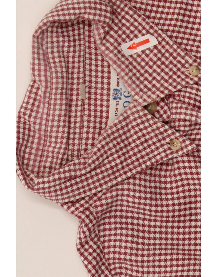 Camicia da uomo Boggi grande a quadretti rossi