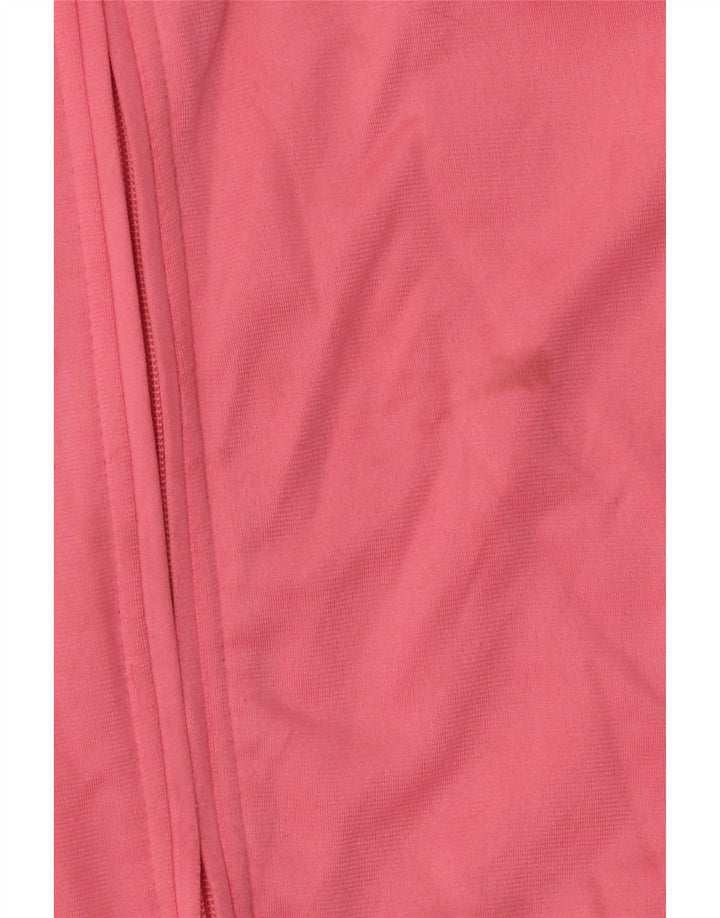 Brugi Womens Tracksuit Top Jacket UK 16 Large  Pink Polyester
