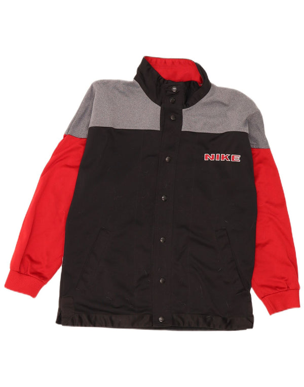Giacca da ginnastica grafica da ragazzo Nike 12-13 anni Large Black Colourblock