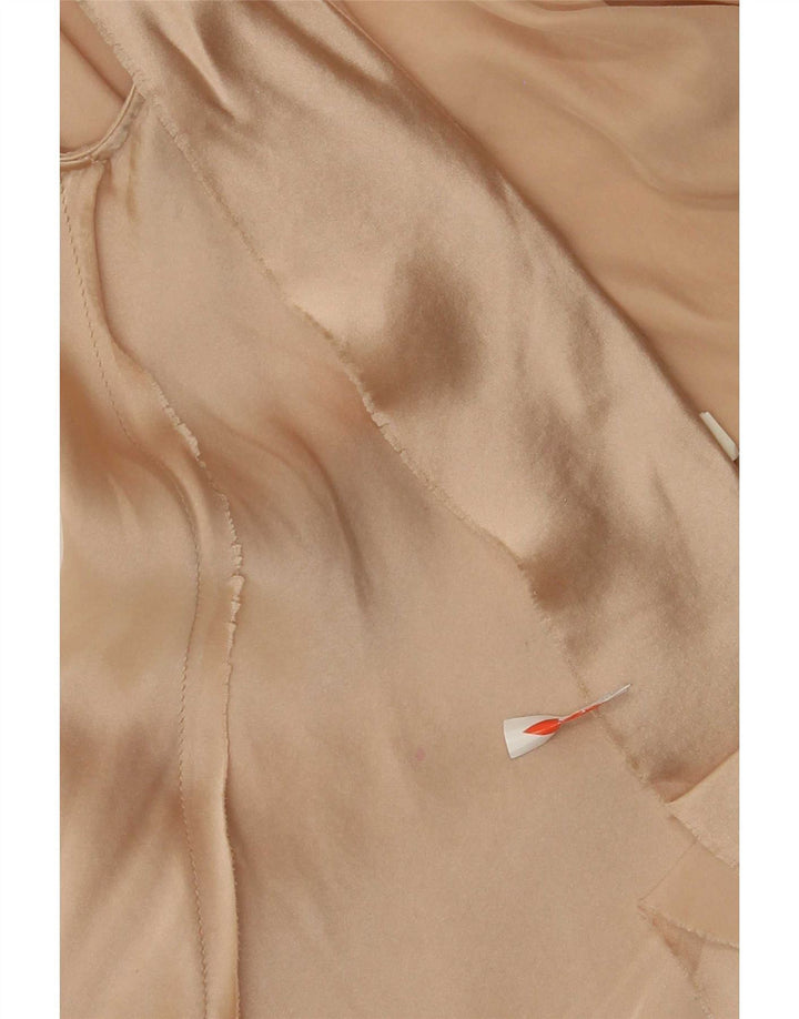 Liu Jo Damebluse Top IT 42 Medium Beige Colourblock Silke