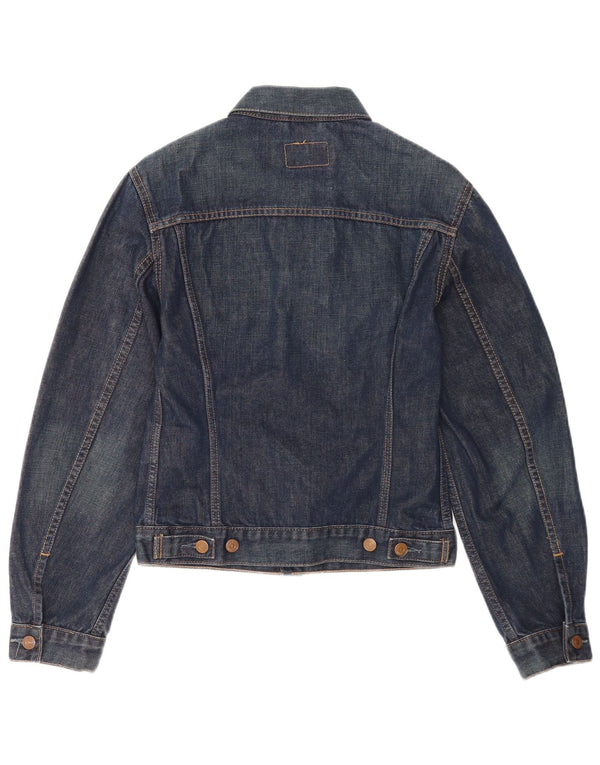Levi's Womens Denim Jacket UK 12 Medium Blue Cotton