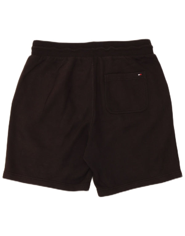 Tommy Hilfiger Mens Graphic Sport Shorts Medium Black Cotton
