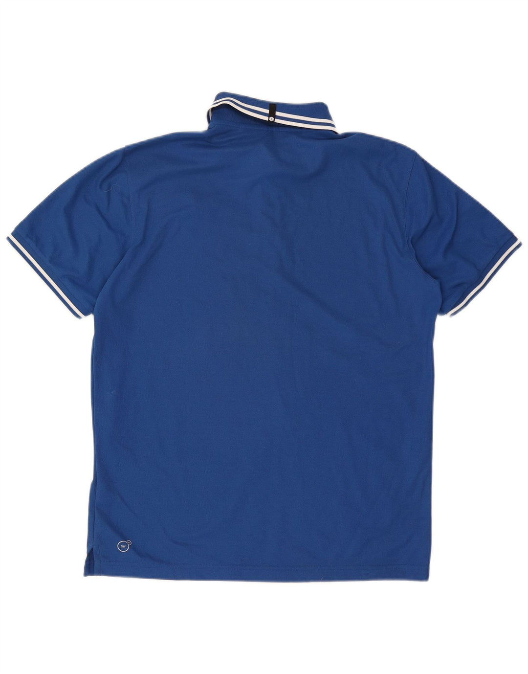 Puma Mens Polo Shirt Large Blue Polyester