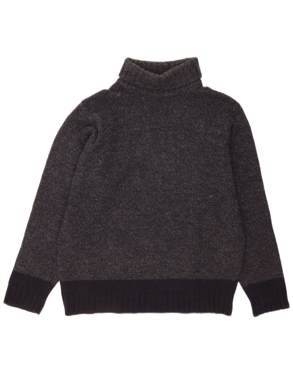 L.O.G.G Herre Rullehalstrøje XL Grå Colourblock Virgin Wool