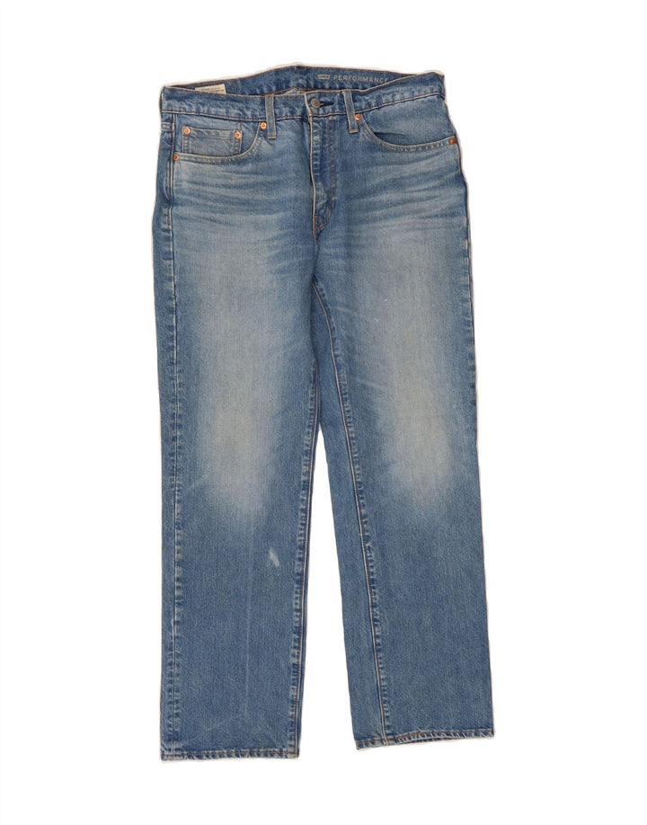 LEVI'S Mens 514 Straight Jeans W33 L32 Blue Cotton Vintage Levi's and Second-Hand Levi's from Messina Hembry 