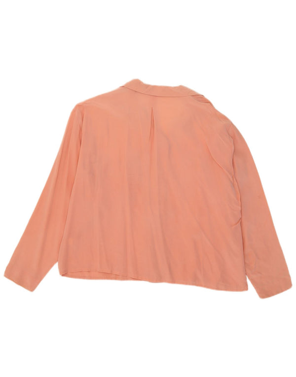 Blusa feminina vintage UK 18 XL rosa