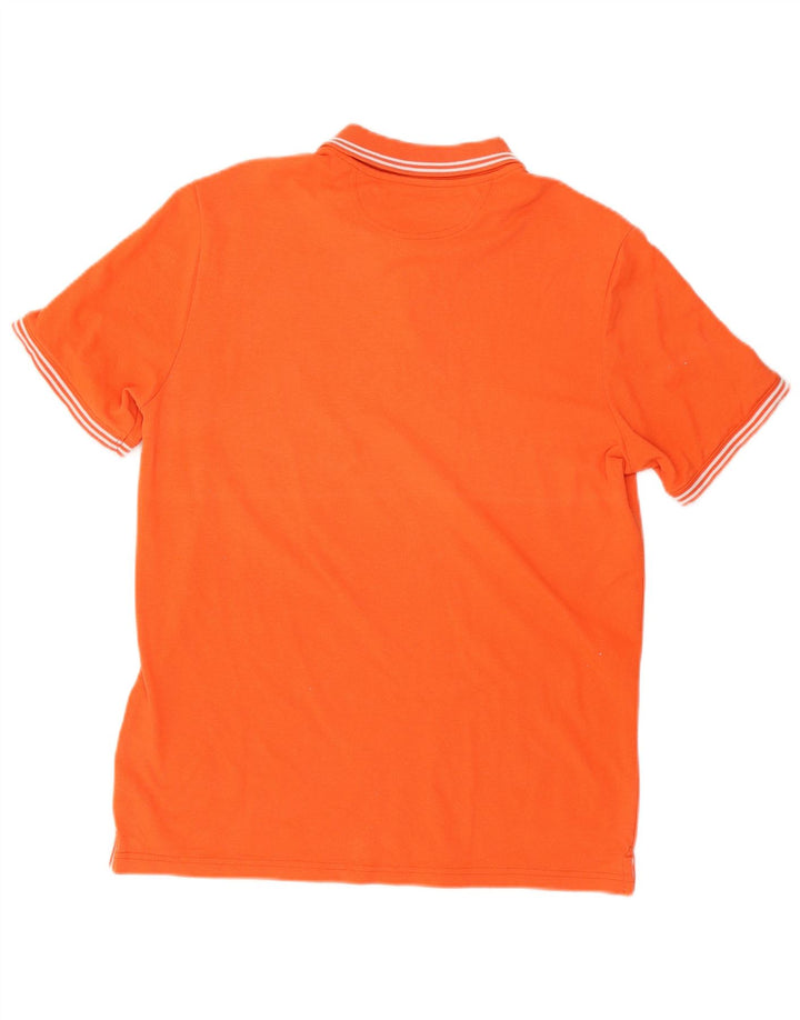 Champion Mens Easy Fit Polo Shirt Large Orange