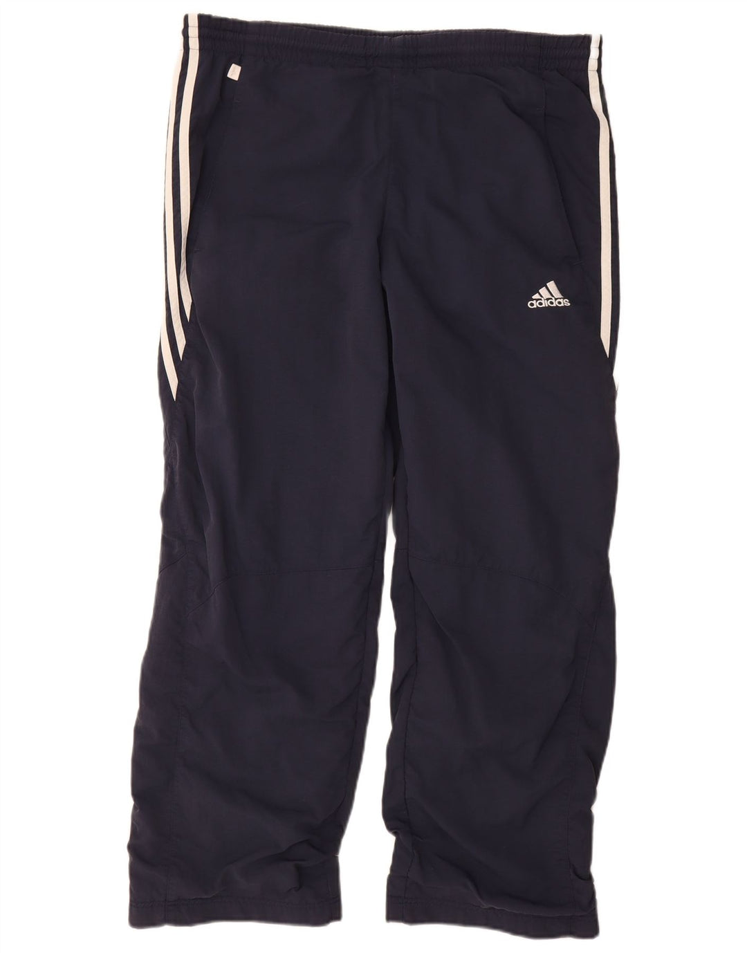 Adidas Mens Tracksuit Trousers Medium  Navy Blue Nylon