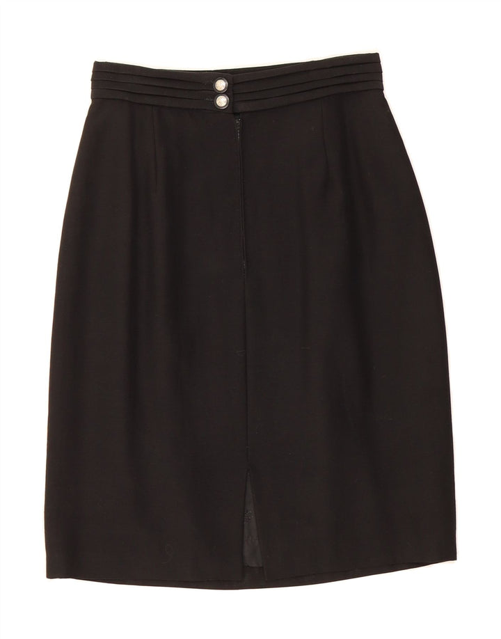 VINTAGE Womens Pencil Skirt W26 Small  Black Vintage Vintage and Second-Hand Vintage from Messina Hembry 