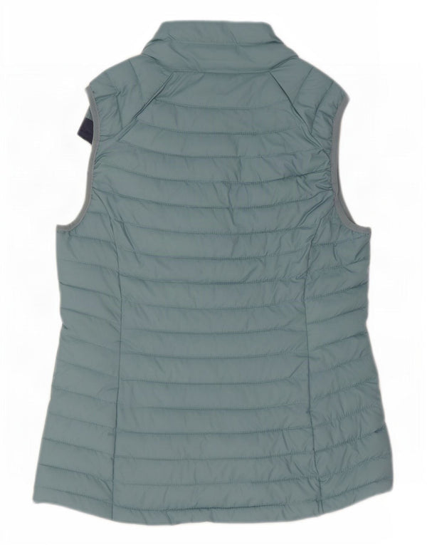 Columbia Womens Omni-Heat Polstret Gilet UK 14 Medium Blue Polyester