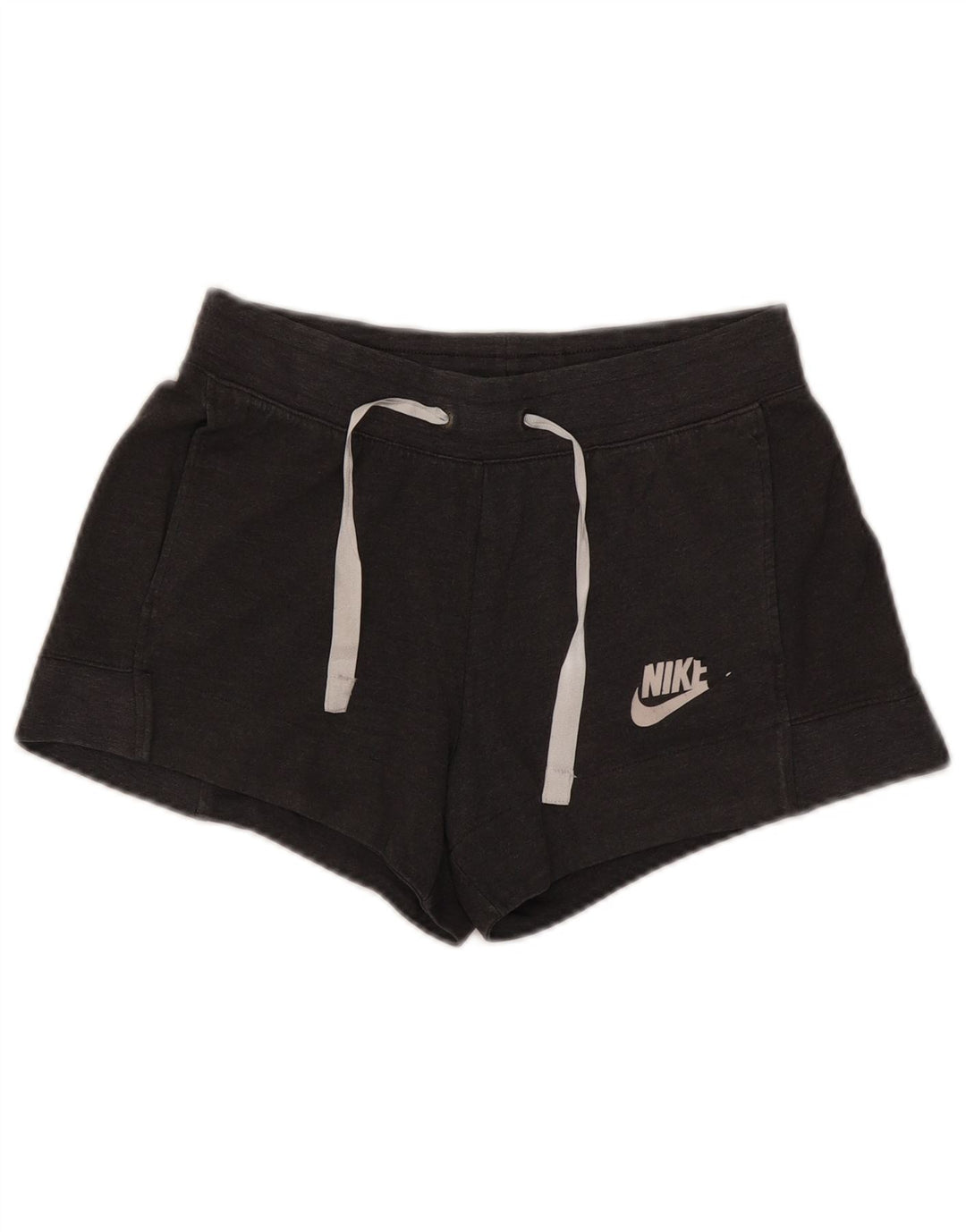Nike Damen Sportshorts UK 10 Small Grau Polyester