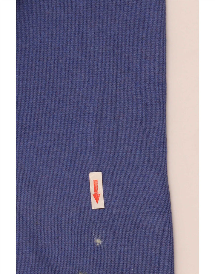 Gant Mens Crew Neck Jumper Sweater Medium Blue Cotton