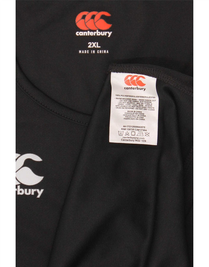 Canterbury Mens Vest Top 2XL Black Polyester
