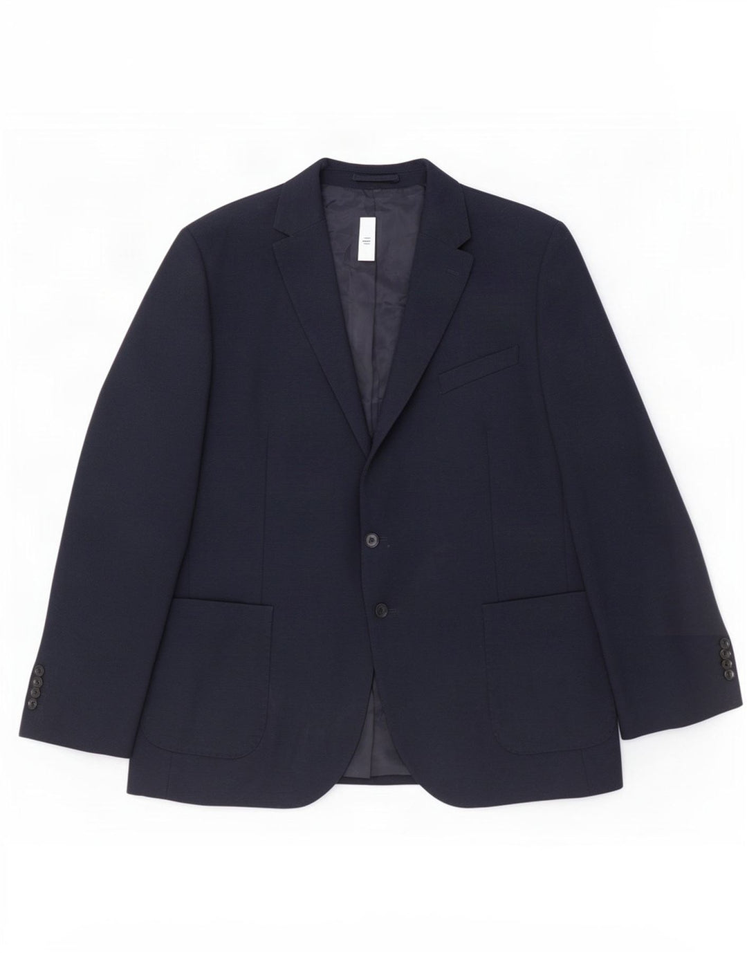 Marks & Spencer jachetă pentru bărbați cu 2 nasturi, UK 48 4XL, albastru bleumarin, poliamidă