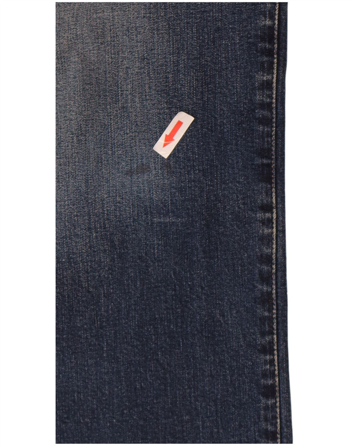 Armani Womens Straight Jeans W29 L29 Blue Cotton