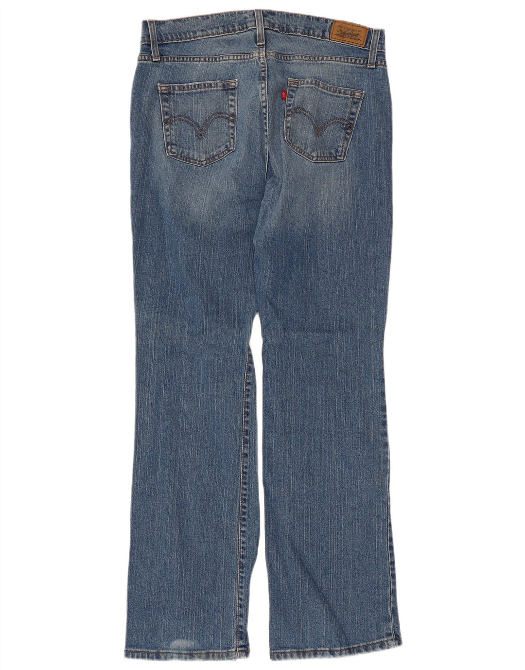 Levi's Womens Curvy Straight Jeans W34 L31  Blue