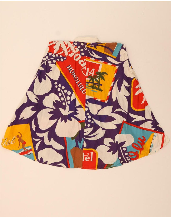 VINTAGE Womens Honolulu Shirt Blouse IT 42 Medium Multicoloured Floral Vintage Vintage and Second-Hand Vintage from Messina Hembry 