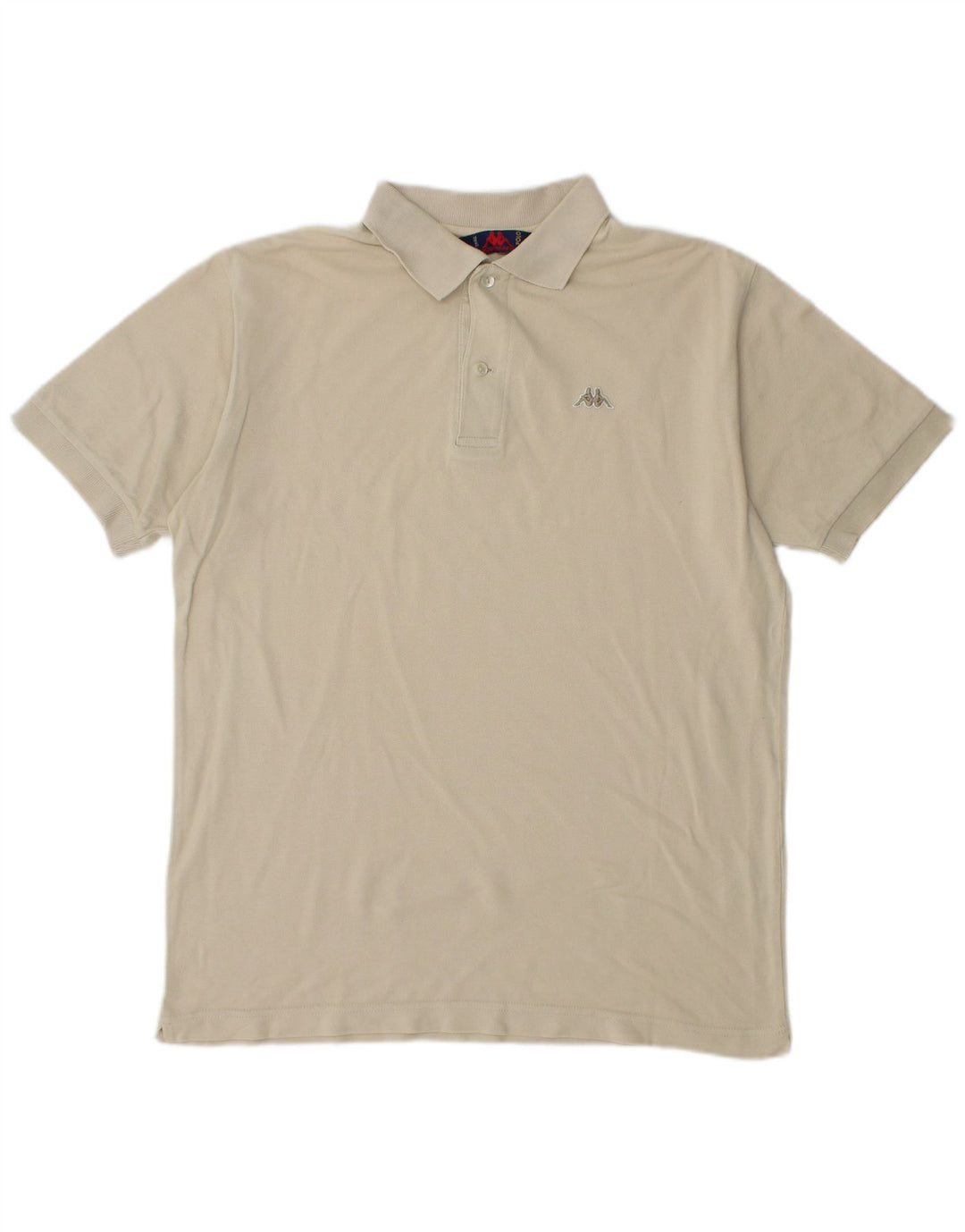 Kappa Herren Poloshirt Small Beige Baumwolle
