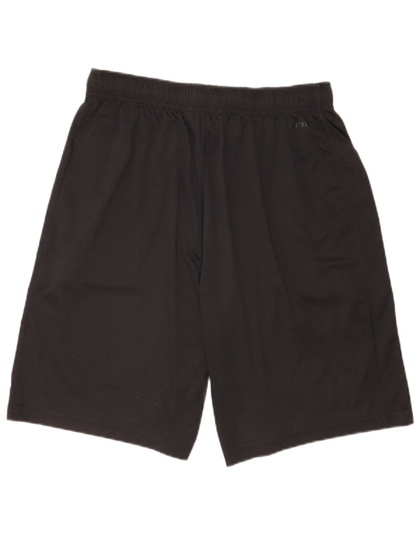 Nike Herre Graphic Regular Fit Sportshorts Large Sort Polyester
