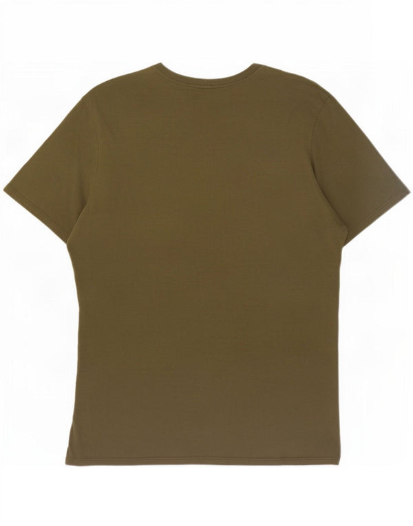 Nike T-shirt graphique coupe athlétique pour hommes, grand coton kaki