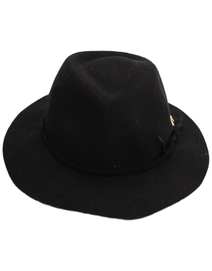 Replay Womens Fedora Hat One Size Black Wool Classic