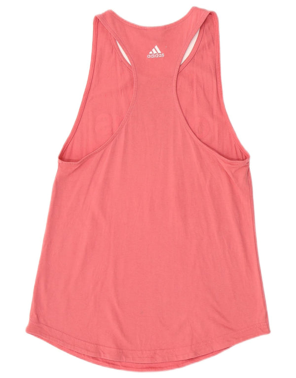 Женский жилет Adidas с графическим рисунком Top UK 10, маленький розовый