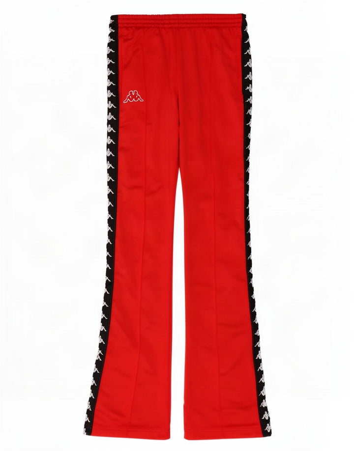 Kappa Damen Graphic Flare Trainingshose XS Rot Polyester