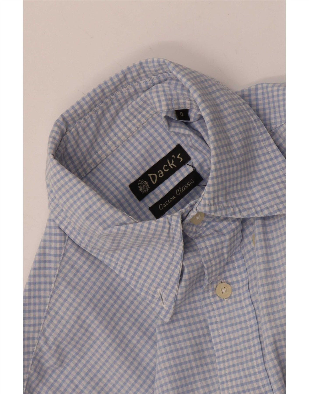 Camicia da uomo Dack piccola a quadretti blu