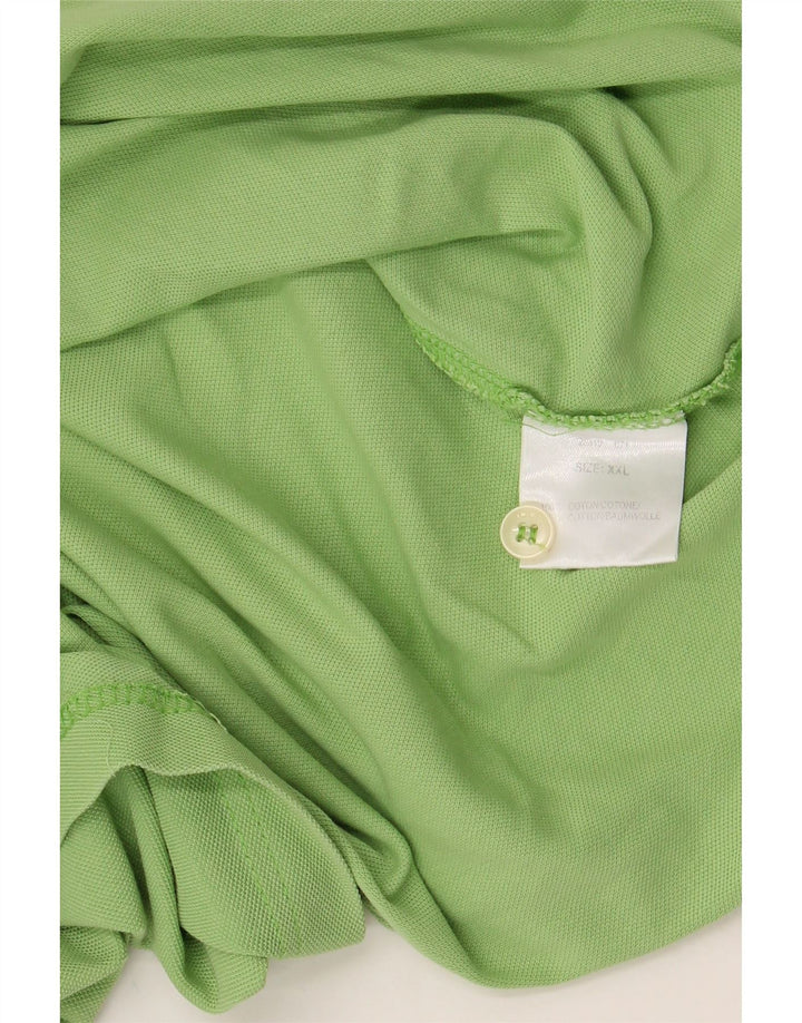 JOOP Mens Polo Shirt 2XL Green Cotton Vintage Joop and Second-Hand Joop from Messina Hembry 