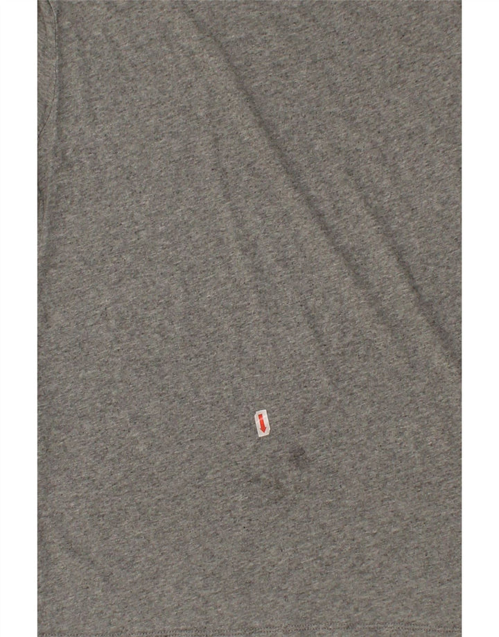 LEVI'S Womens Graphic T-Shirt Top UK 10 Small Grey Vintage Levi's and Second-Hand Levi's from Messina Hembry 