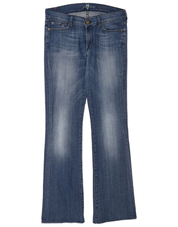 Женские джинсы скинни Bootcut 7 For All Mankind W28 L32 синие