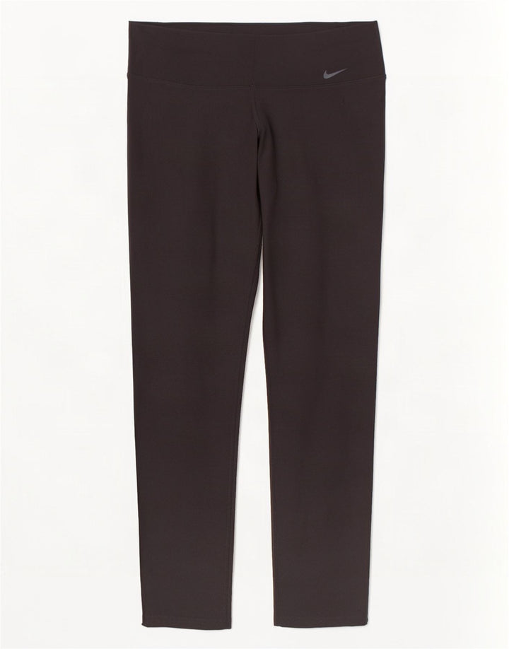 Leggings Nike Dri Fit Capri da donna UK 14 grande poliestere nero